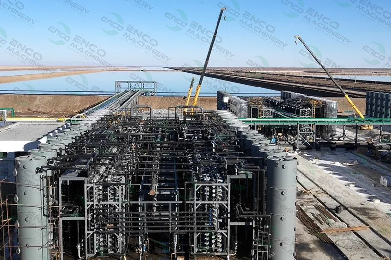 Lithium extraction plant in brine fields Lithium extraction plant in brine fields